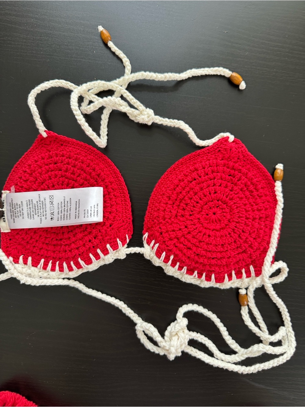 Free People Akoia Swim Cuba Crochet Top & Shorts Cheeky Bikini Set Size L - NEW - Picture 12 of 16